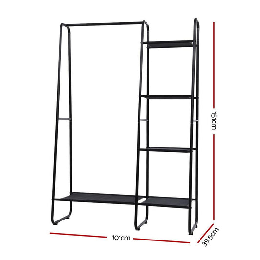 Portable Clothes Rack Garment Hanging Stand Closet Storage Organiser