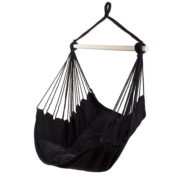 Garden hanging chair with cushion