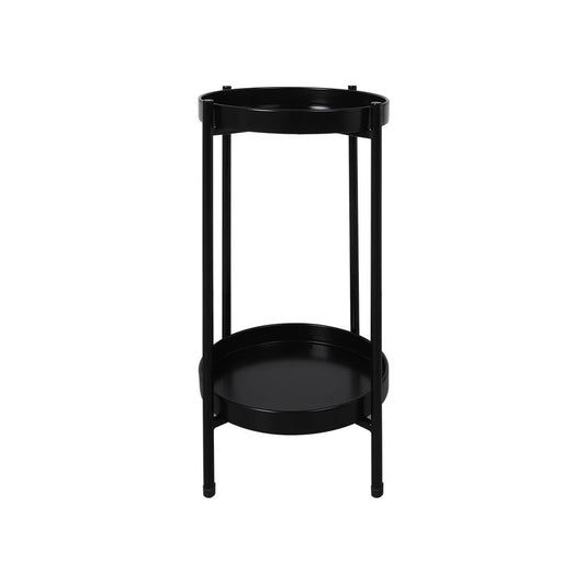 Levede 2 Tier Plant Stand Metal Flower Pot Rack Garden Shelf Outdoor